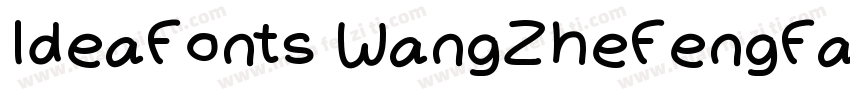 IdeaFonts WangZheFengFan字体转换